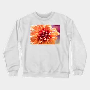 Orange dinnerplate dahlia Crewneck Sweatshirt